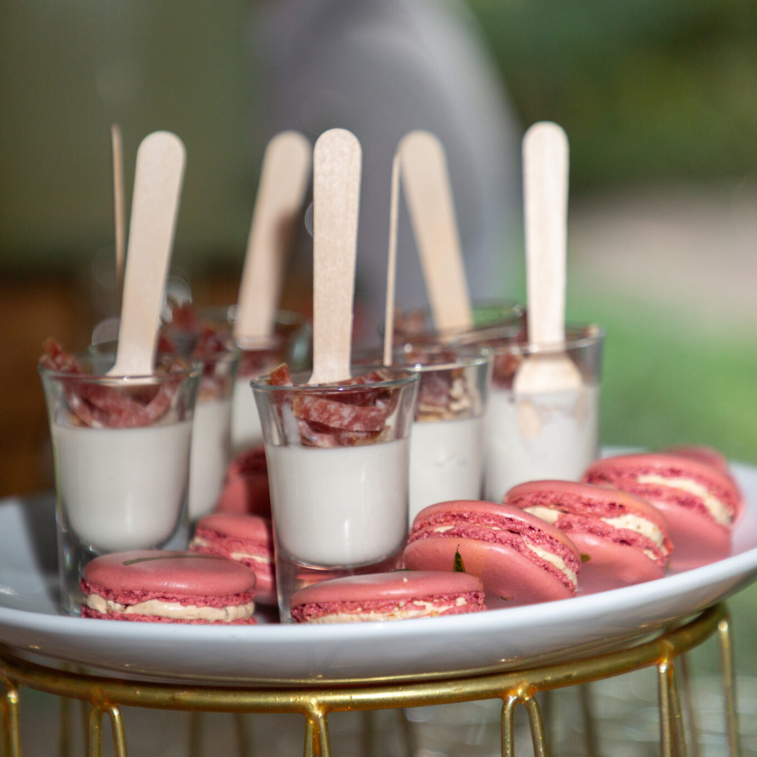 La roche couloir, mariage automnal, mignardises salées apéritives