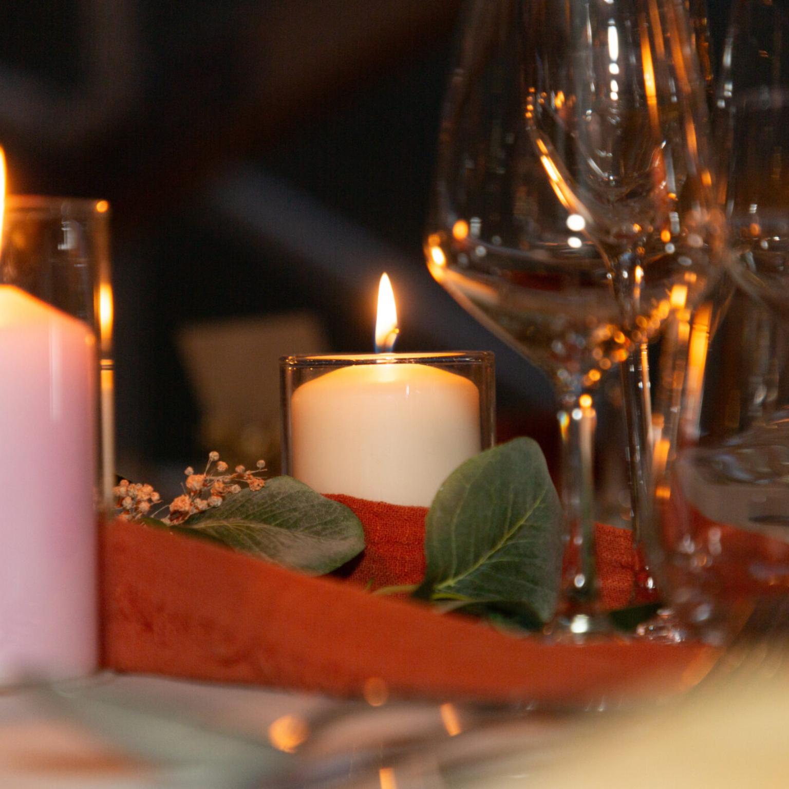 La roche couloir, mariage automnal, décoration table mariage