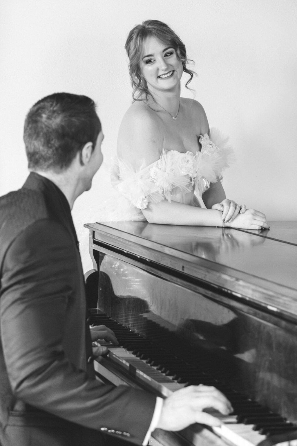 Mariage romantique au piano