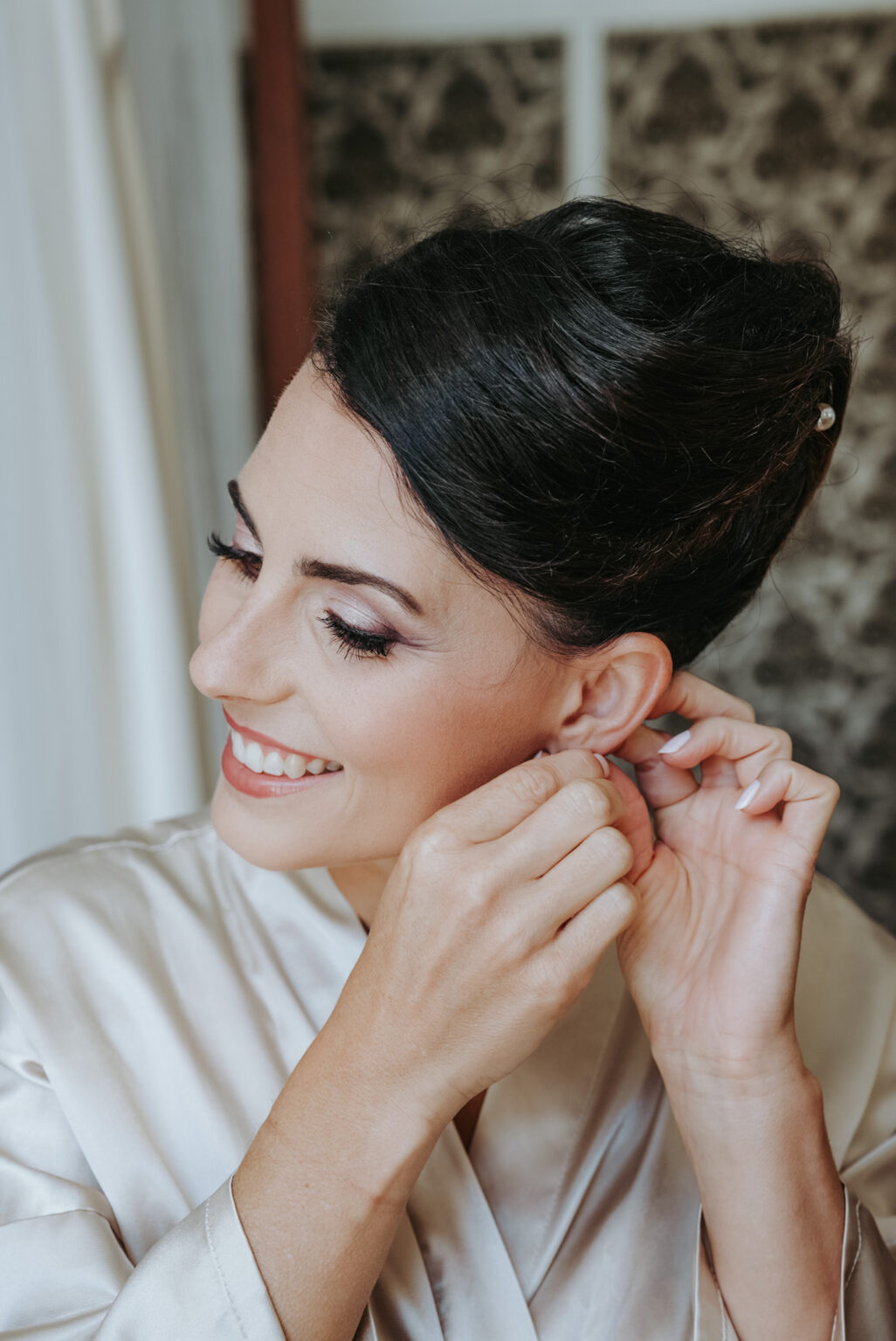 Préparatifs de la mariée, mariage printemps