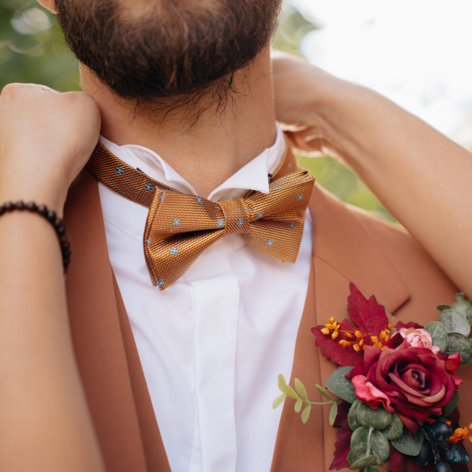 Préparatifs marié, mariage